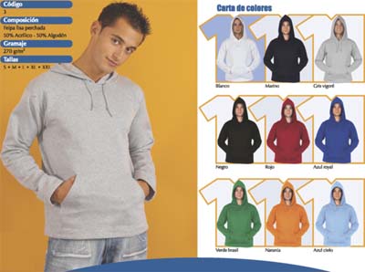SUDADERA CAPUCHA
